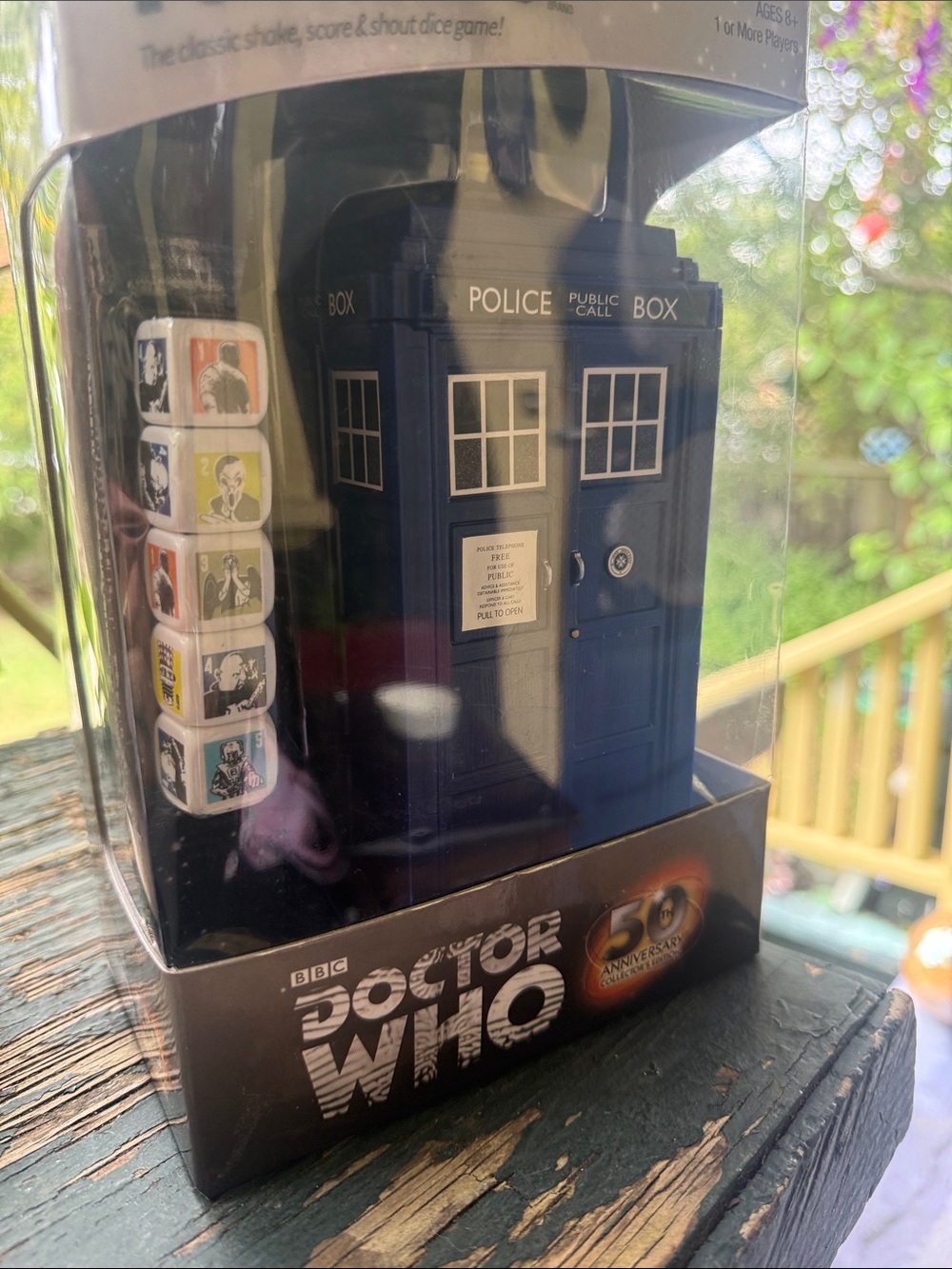Doctor Who Yahtzee 50th Anniversary Collectible - Blue